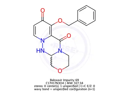 Chemical structure of Baloxavir Impurity 69