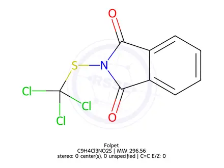 Chemical structure of Folpet