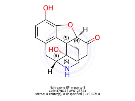 Chemical structure of Naltrexone EP Impuirty B