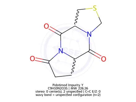 Chemical structure of Pidotimod Impurity Y