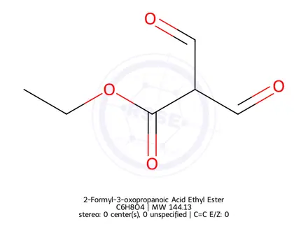Chemical structure of 2-Formyl-3-oxopropanoic Acid Ethyl Ester