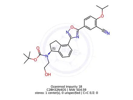 Chemical structure of Ozanimod Impurity 18