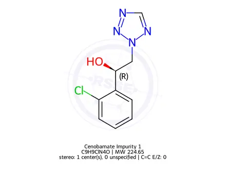 Chemical structure of Cenobamate Impurity 1