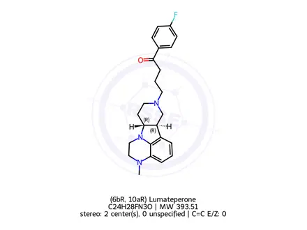 Chemical structure of Lumateperone Impurity 27