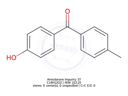 Chemical structure of Amiodarone Impurity 37