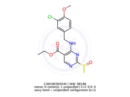 Chemical structure of Avanafil Impurity 15