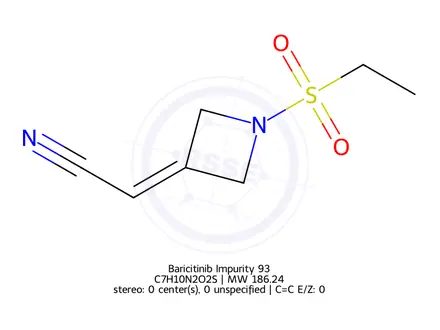 Chemical structure of Baricitinib Impurity 93