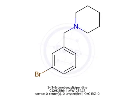 Chemical structure of 1-(3-Bromobenzyl)piperidine