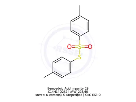 Chemical structure of Bempedoic Acid Impurity 29