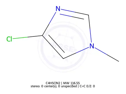 Chemical structure of 1-Methyl-4-Chloroimidazole