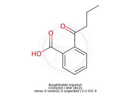 Chemical structure of Butyphthalide impurity5