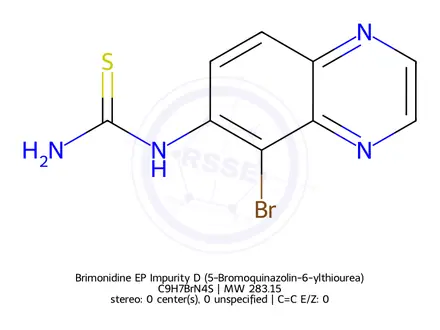 Chemical structure of Brimonidine EP Impurity D