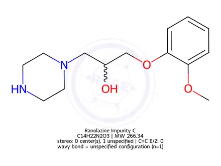 Chemical structure of Ranolazine Impurity 6