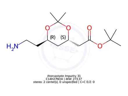 Chemical structure of Atorvastatin Impurity 31