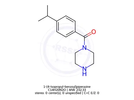 Chemical structure of 1-(4-Isopropyl-benzoyl)piperazine
