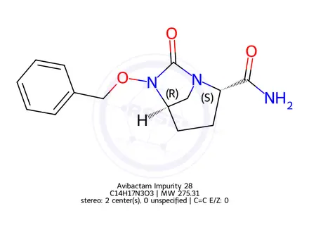 Chemical structure of Avibactam Impurity 28