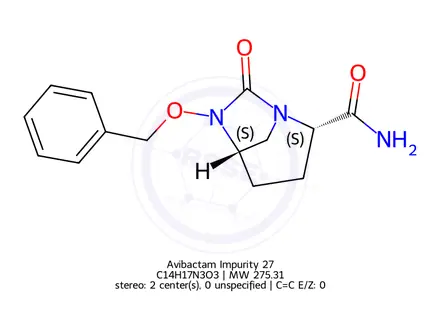 Chemical structure of Avibactam Impurity P