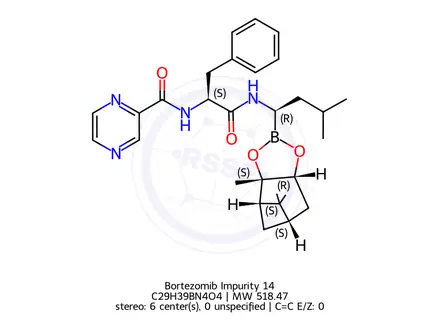 Chemical structure of Bortezomib Impurity 60
