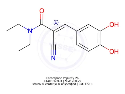 Chemical structure of Entacapone Impurity 26