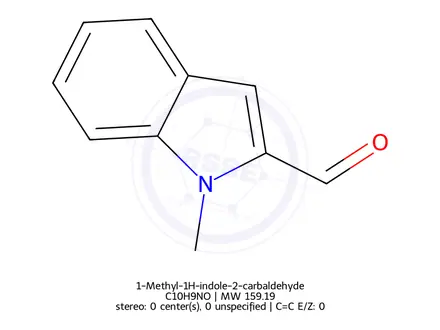 Chemical structure of 1-Methyl-1H-indole-2-carbaldehyde