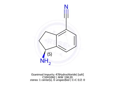 Chemical structure of Ozanimod Impurity 47(Hydrochloride)