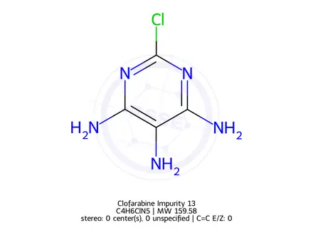 Chemical structure of Clofarabine Impurity 13