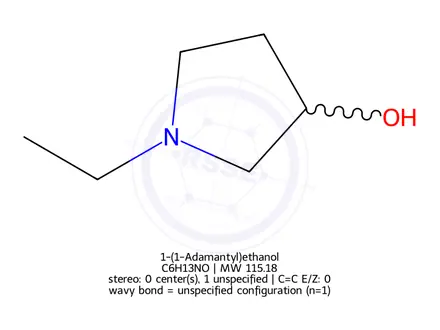 Chemical structure of 1-(1-Adamantyl)ethanol
