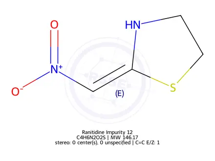 Chemical structure of Ranitidine Impurity 12