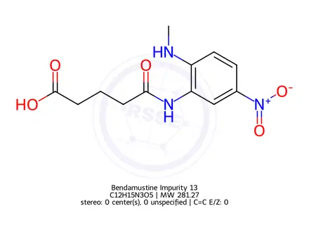 Chemical structure of Bendamustine Related Impurity 13