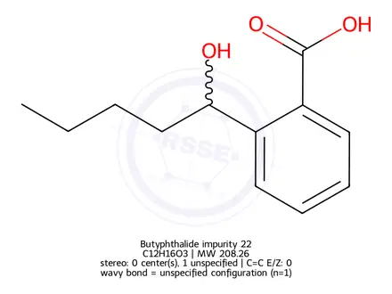Chemical structure of Butyphthalide impurity 22
