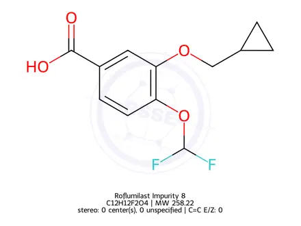 Chemical structure of Roflumilast Impurity 8
