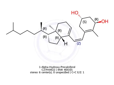 Chemical structure of Alfacalcidol Impurity 4