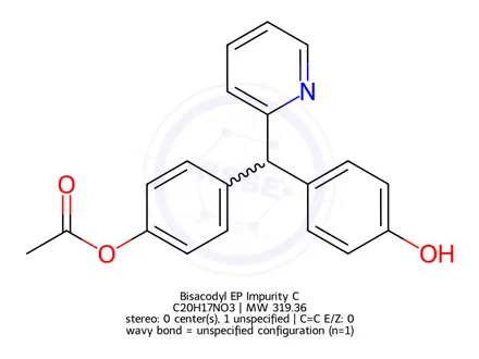 Chemical structure of Bisacodyl EP Impurity C