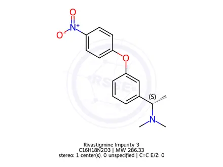Chemical structure of Rivastigmine Impurity 3