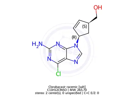 Chemical structure of Abacavir Impurity 2