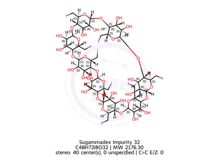 Chemical structure of Sugammadex sodium Impurity 63