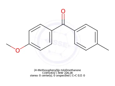 Chemical structure of (4-Methoxyphenyl)(p-tolyl)methanone
