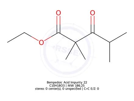 Chemical structure of Bempedoic Acid Impurity 22