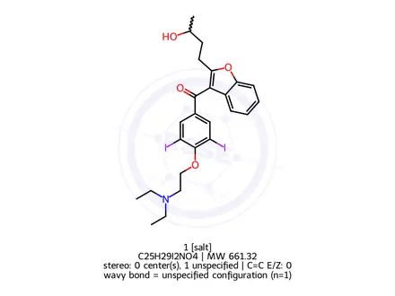 Chemical structure of Amiodarone Impurity 15