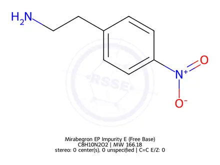 Chemical structure of 2-(4-Nitrophenyl)Ethanamine Hydrochloride