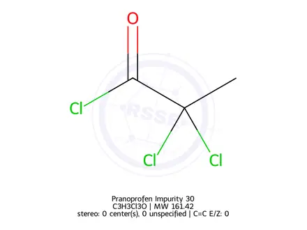 Chemical structure of Pranoprofen Impurity 30