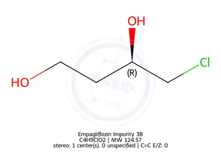 Chemical structure of Empagliflozin Impurity 38
