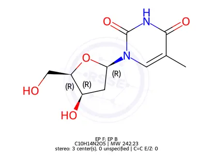 Chemical structure of Zidovudine EP Impurity F