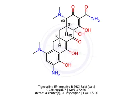 Chemical structure of Tigecycline USP Impurity D(Hydrochloride)