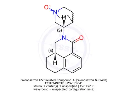Chemical structure of Palonosetron USP Related Compound A (Palonosetron N-Oxide)