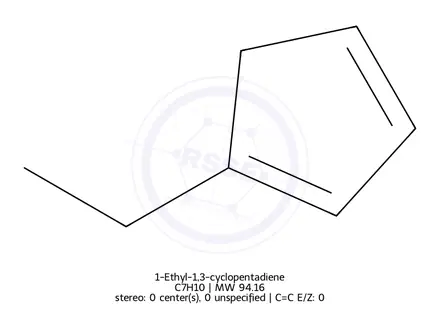 Chemical structure of 1-Ethyl-1,3-cyclopentadiene