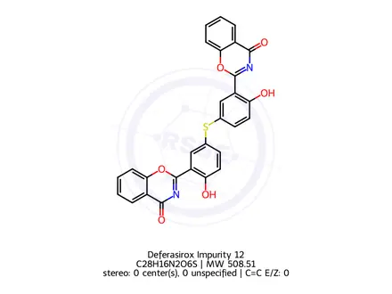 Chemical structure of Deferasirox Impurity 1