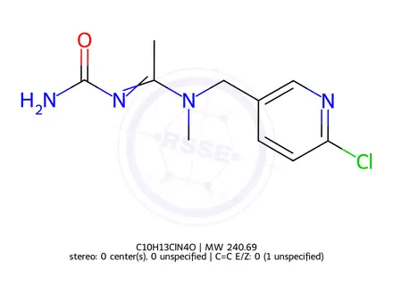 Chemical structure of Acetamiprid Impurity 1