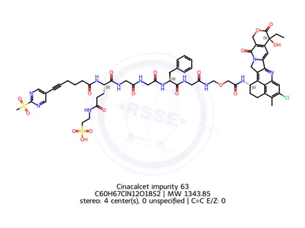 Chemical structure of Cinacalcet impurity 63