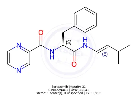 Chemical structure of Bortezomib Impurity 31